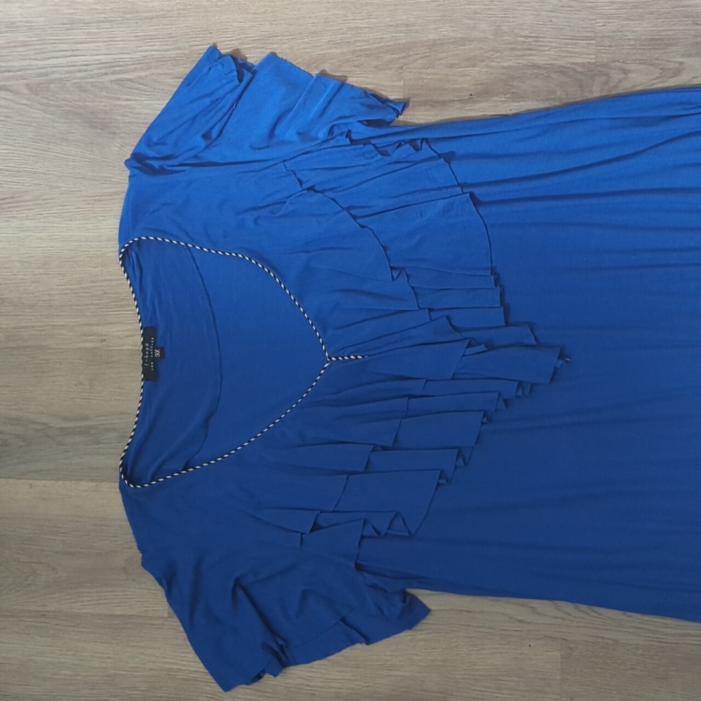 Stretch Ruffle Peasant Dress - Picture 3 of 4